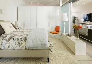 Современная мебель в интерьере спальни