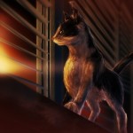 Интерьер кухни с окном