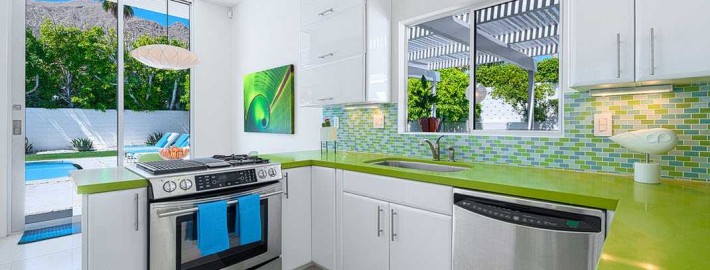 Зеленый цвет в интерьере