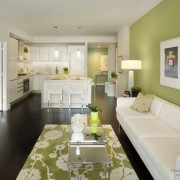 Кухня зеленая