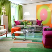 Сочетание-зеленого и красного