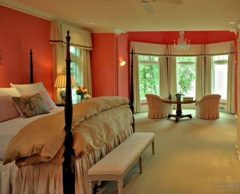 Розовый дизайн комнаты