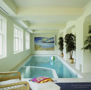 Бассейн с дополнительной зоной