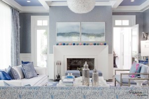 Интерьер с мягкой прохладой