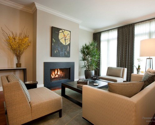 Бежевый интерьер