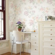 Обои с розовыми цветами