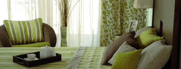 Оливковый цвет в интерьере