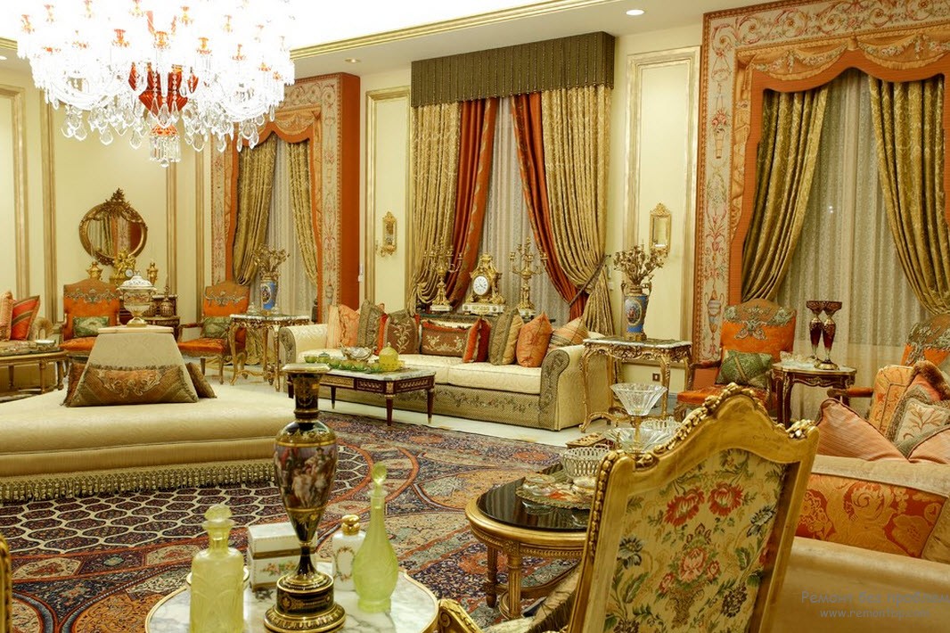 Арабский стиль в интерьере или как оформить комнату в восточных мотивах
