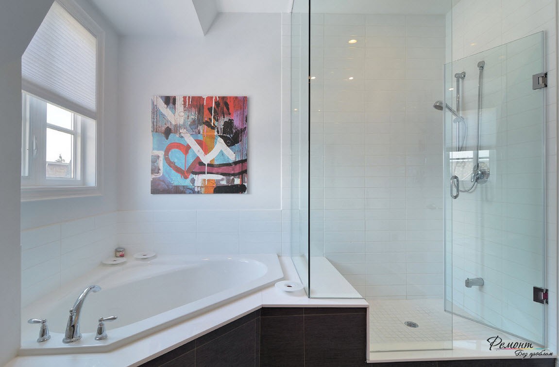 Ванна кімната в стилі мінімалізм