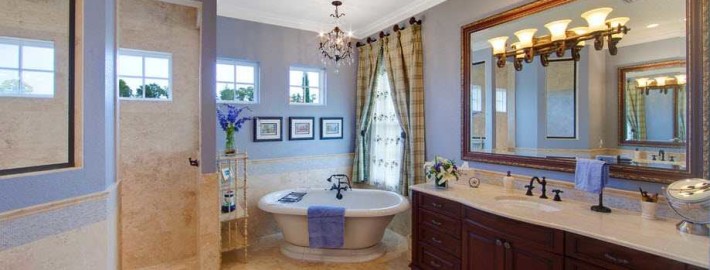 Синяя ванная — мир глубины и спокойствия