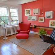 Сочетание красного и белого цвета