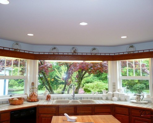 Панорамне вікно на кухні