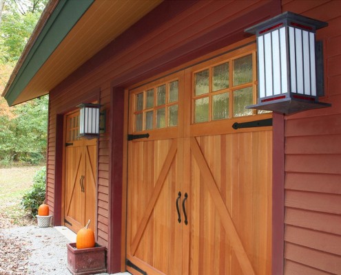 Ворота из дерева