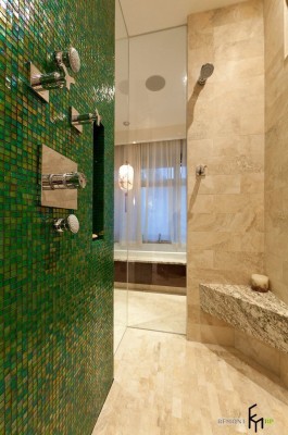 Ярко-зеленая мозаика