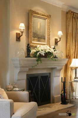 Над камином