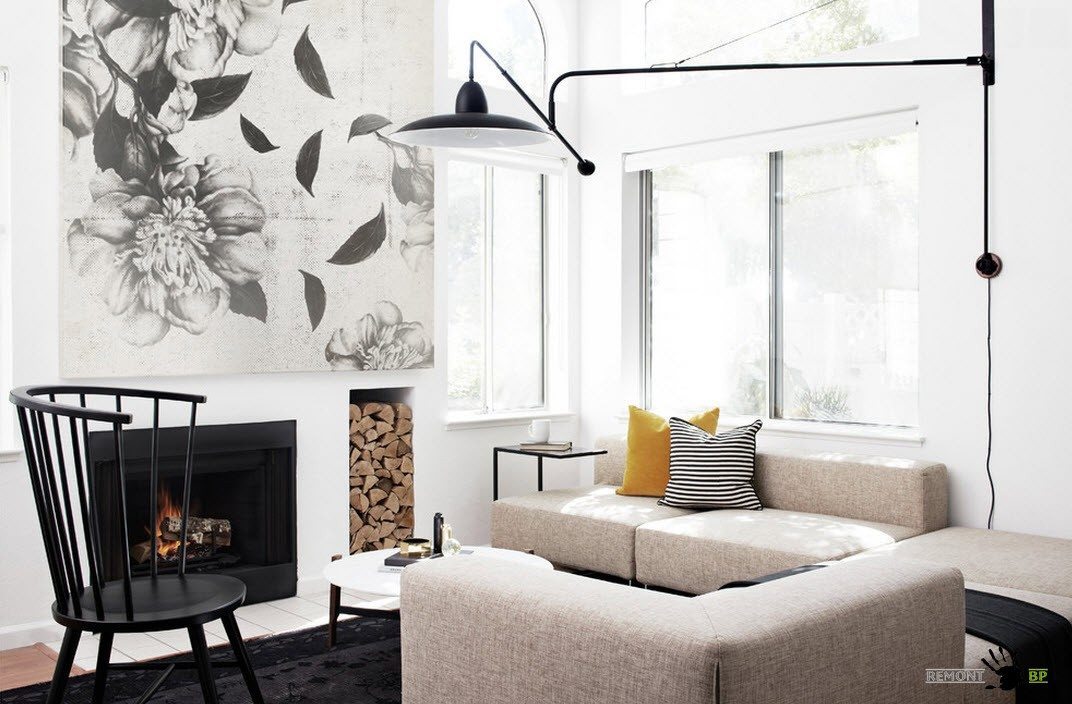 Бело-черный дизайн