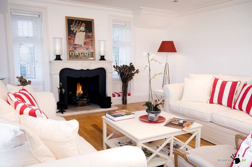 Необычный дизайн камина