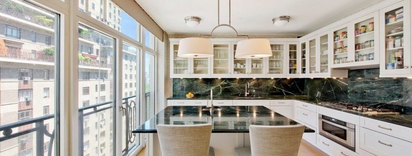 Кухня с Г-образной планировкой