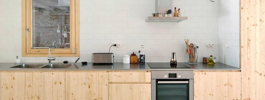 Дизайн однорядной кухни