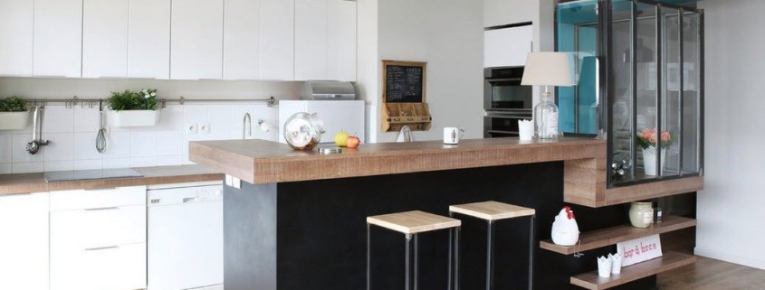 Дизайн кухни с полуостровом