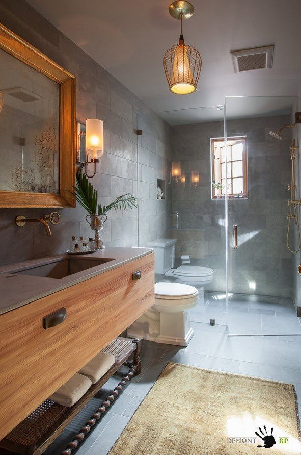 Серые стены