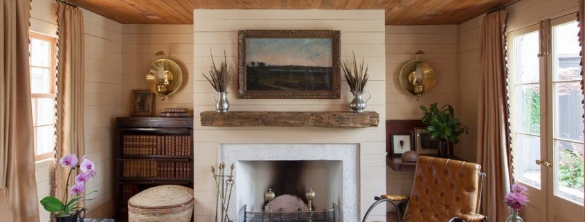 Интерьер коттеджа в деревенском стиле