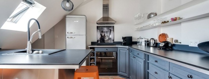 Квартира-мансарда в Париже