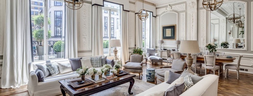 Классический дизайн лондонской квартиры