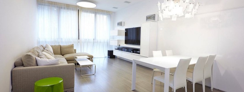 Белоснежный дизайн московской квартиры