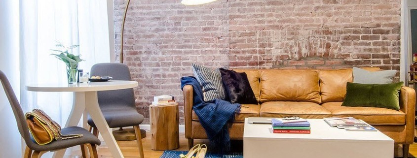 Стиль лофт в нью-йоркской квартире