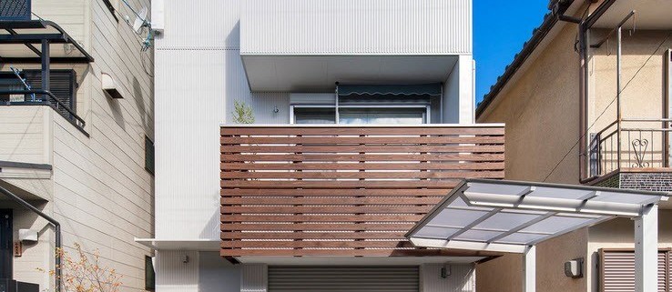 Экстерьер и интерьер японского частного дома