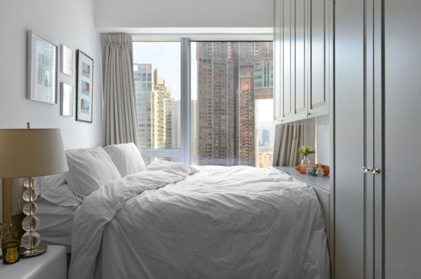 Белоснежная отделка спальни