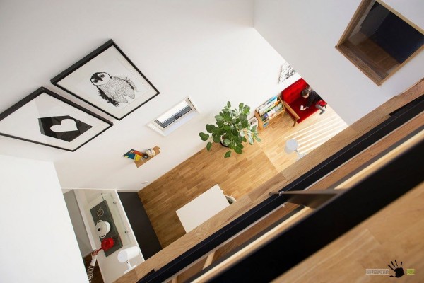 Вид сверху на первый этаж