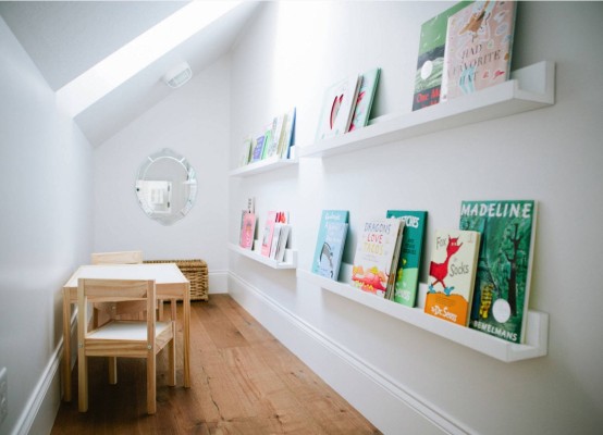 Оригинальные полки для книг