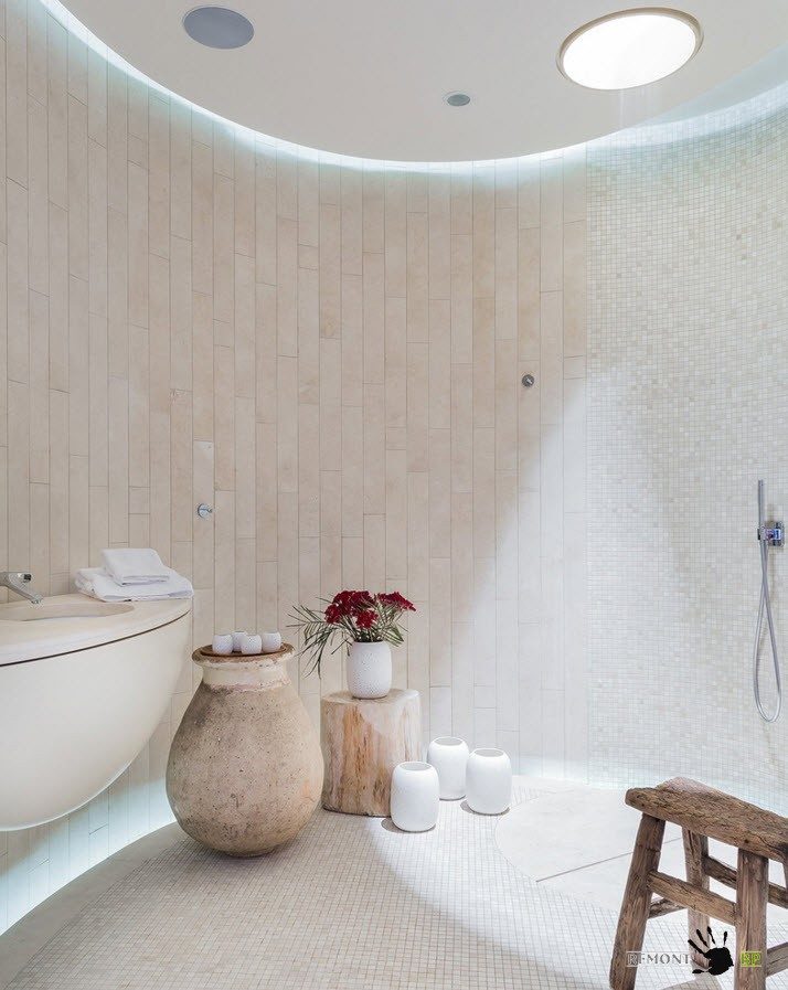 Ванная комната округлой формы