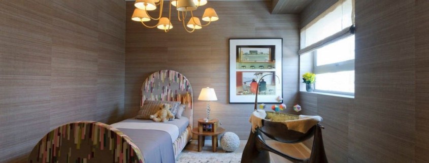 Интерьер комнаты для новорожденного