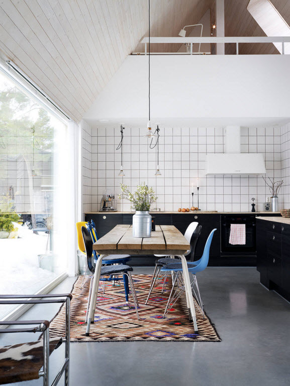 Контрастні поєднання кухонного простору