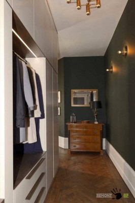 Черно-белая прихожая