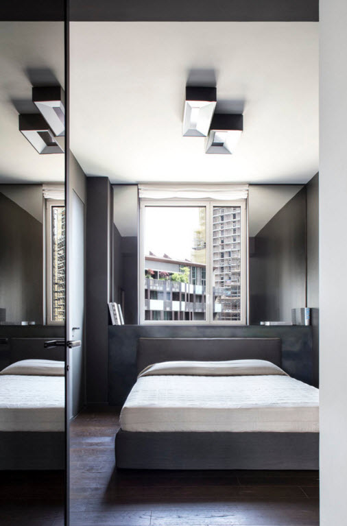 Дизайн спальні в міланській квартирі