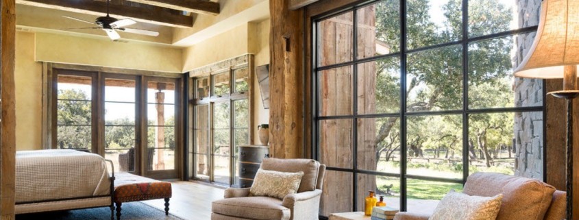 Большие окна для загородного дома