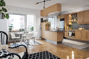 Скандинавский стиль в современной шведской квартире