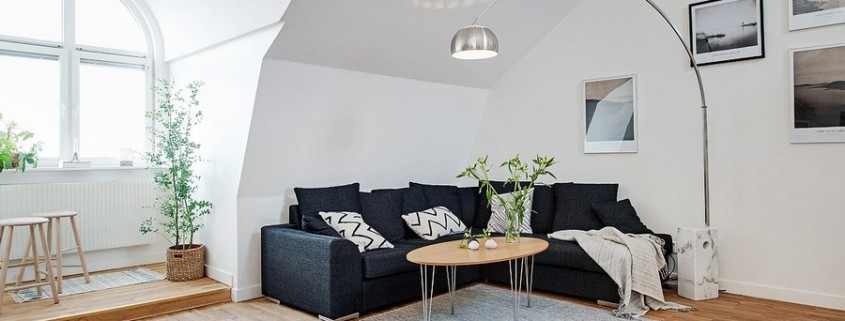 Интерьер шведской квартиры в скандинавском стиле