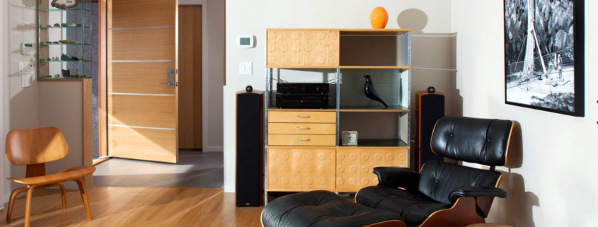 Темные оттенки ореха в современном интерьере