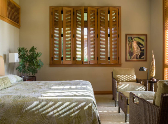 Для спальни в тропическом стиле