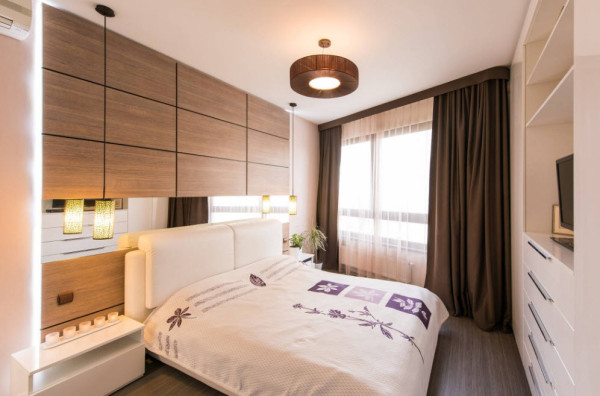 Текстиль для оформления спальни