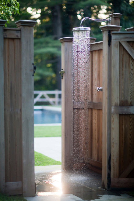 Делаем летний душ на даче своими руками – пример с фото
