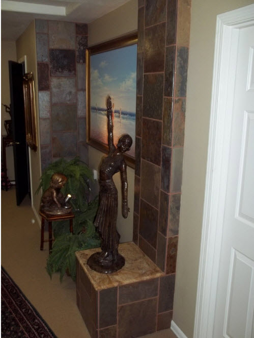 Отделка акцентных элементов