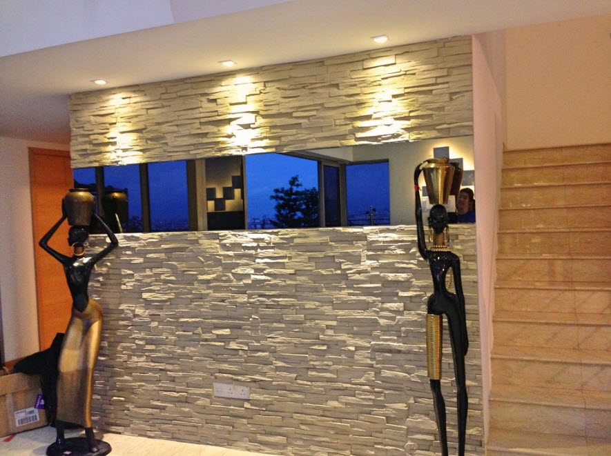 Светлый камень из искусственного сырья