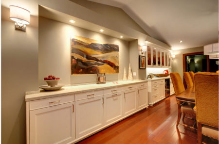 100 лучших идей: современный буфет в интерьере кухни и гостиной