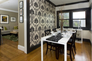 Контрастные сочетания для оформления современных жилищ